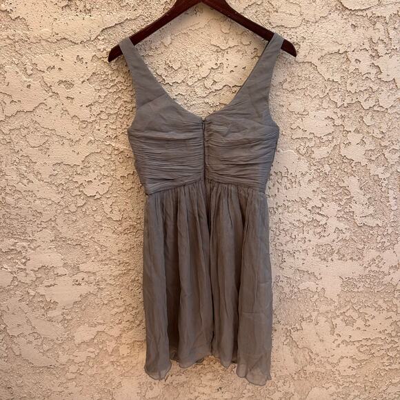 J. Crew Heidi Dress in Silk Chiffon Size 4 - Picture 3 of 6